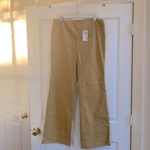 Gorgeous, Brand New, Rare Designer Trousers Bill Blass, Moss, Cordoroy, Flare